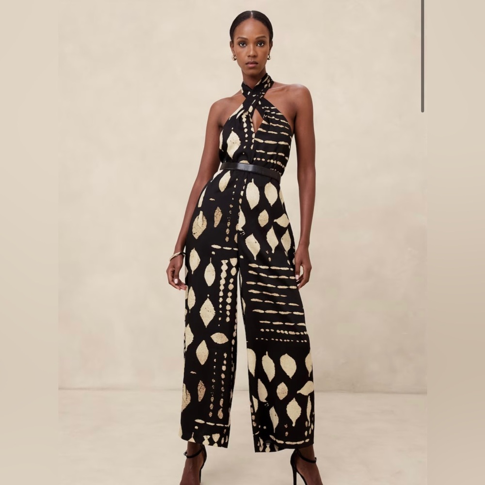 Banana Republic halter jumpsuit